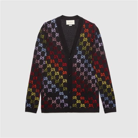 gucci rainbow cardigan.